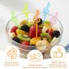 200Pcs Food Picks, Cute Fruit Toothpicks, Bento Lunch Accessories Colorful, Cocktail Picks, Food Pick for kids view 3