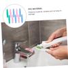 Mobestech 10pcs Luminous Toothpaste Tube Squeezer Manual Extruder Tool for Bathroom Home Use, Cosmetic Squeezing Clamp in Random Colors for Travel and Daily Oral Care view 3
