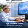 FSXZA Blue Glasses Self Adjusting for Women & Men, Auto Focus Reading Glasses, Intelligent Dual Focus Eye Glasses (3PC) view 3