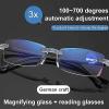 FSXZA Blue Glasses Self Adjusting for Women & Men, Auto Focus Reading Glasses, Intelligent Dual Focus Eye Glasses (3PC) view 4