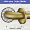 Stardrix 24-Inch ADA Compliant Grab Bar, 1.5" Diameter, Concealed Mounting Flanges, Handicap Friendly, Commercial & Residential Bathrooms, Brushed Gold Stainless Steel view 2
