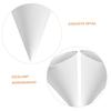 Abaodam 200pcs 6oz White Paper Cone Cups Disposable Ice Cream Cups Leakproof Shaved Ice Sampling for Party and Water Dispenser Use view 3