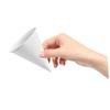 Abaodam 200pcs 6oz White Paper Cone Cups Disposable Ice Cream Cups Leakproof Shaved Ice Sampling for Party and Water Dispenser Use view 4