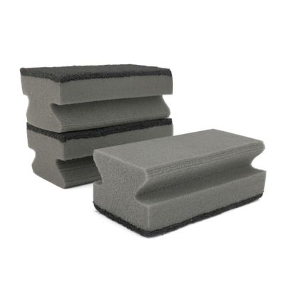 IDEA Home BBQ Cleaning Sponges Grey Black 3 Pack Heavy Duty Grill Cleaner
