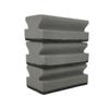 IDEA Home BBQ Cleaning Sponges Grey Black 3 Pack Heavy Duty Grill Cleaner view 4