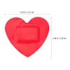 DOITOOL Heart Shaped Care Bandages 10pcs Self Adhesive Breathable Adhesive Patches for Delicate Epidermis Emergency Dressings view 2