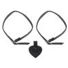 DOITOOL Anti-Drop High Heel Grips with Soft Heel Liners 2pcs Set Non-Slip Shoe Accessories for Womens Shoes Comfortable Fit and Rubbing Universal Size Matte Black view 1