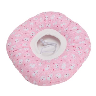 SPYMINNPOO Ear Guard Pillow with Hole Comfortable Cotton Pain Reduction for Side Sleepers Pink, Ideal for Ear Pain Relief, Suitable for Side Sleepers and Post Surgery Recovery
