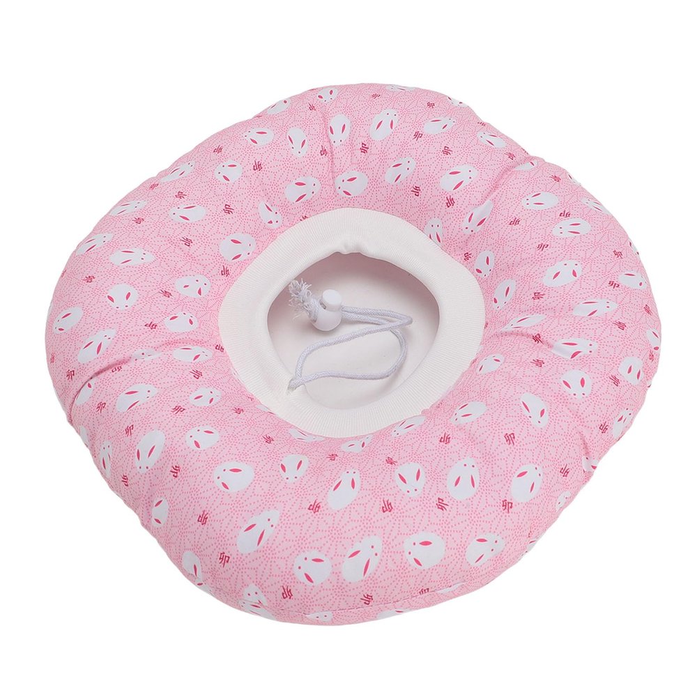 SPYMINNPOO Ear Guard Pillow with Hole Comfortable Cotton Pain Reduction for Side Sleepers Pink, Ideal for Ear Pain Relief, Suitable for Side Sleepers and Post Surgery Recovery