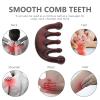 SECFOU Wide Tooth Scalp Massager Comb with Five Claw Resin Head for Acupoint Therapy and Stress Relief, Portable Home Scalp Massage Tool for Head Relaxation view 3