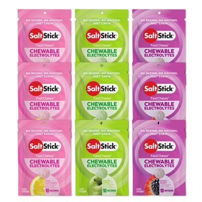 SaltStick Electrolyte FastChews Summer Favorites Variety Pack - 90 Tablets