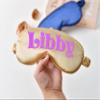 Personalized Custom Satin Sleep Eye Mask 3D Effect, Bridesmaid Gift & Bachelorette Party Favors, Soft Silk Eye Mask for Wedding Party, Bachelor Party Gifts for Women & Men view 2