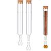 2 Pcs Borosilicate Glass Cigar Aromatherapy Humidor Tubes.10.43-Inch Length with Aroma Infusion Base for Flavor Mellowing view 1