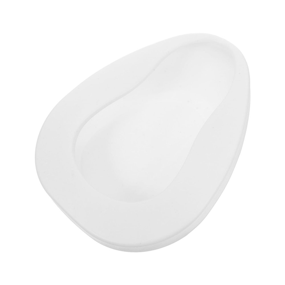 Bed Pan for Elderly and Pregnant Women, Portable White Plastic Urinal with Lid, Bedside Toilet for Female Patients and Bedridden Care in Hospital and Home Use