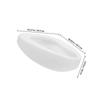 Bed Pan for Elderly and Pregnant Women, Portable White Plastic Urinal with Lid, Bedside Toilet for Female Patients and Bedridden Care in Hospital and Home Use view 2