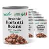 Food to Live Organic Canned Borlotti Beans, 14 oz (Pack of 12) - Italian Cranberry Beans. Unsalted Non-GMO. Perfect for Salads, Soups and Pasta e Fagioli. Vegan. Good Source of Fiber and Protein view 1