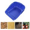 Yobadam Heavy Duty Dustpan, Large Capacity Plastic Drying Dust Pan, Double Handle Dust Pan for Crop Harvesting, Industrial Sand Handling & Rubbish Removal (Blue) view 4