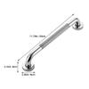 DOITOOL Stainless Steel Non-Slip Toilet and Shower Handrail 30cm Safety Grab Bar for Bathroom Elderly Support and Bathtub Assistance view 2