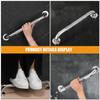 DOITOOL Stainless Steel Non-Slip Toilet and Shower Handrail 30cm Safety Grab Bar for Bathroom Elderly Support and Bathtub Assistance view 3