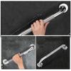 DOITOOL Stainless Steel Non-Slip Toilet and Shower Handrail 30cm Safety Grab Bar for Bathroom Elderly Support and Bathtub Assistance view 4