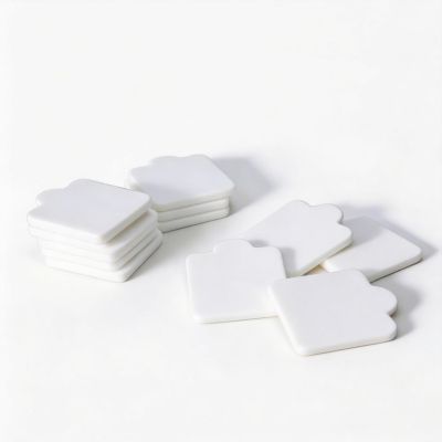 24PCS Oil Cotton Pads for ETAROWKS Waterless Candle Essential Oil Diffuser,Aroma Pad,Pure White Cotton Pads for Flameless Candle Diffuser