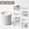 24PCS Oil Cotton Pads for ETAROWKS Waterless Candle Essential Oil Diffuser,Aroma Pad,Pure White Cotton Pads for Flameless Candle Diffuser view 3