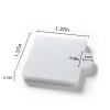 24PCS Oil Cotton Pads for ETAROWKS Waterless Candle Essential Oil Diffuser,Aroma Pad,Pure White Cotton Pads for Flameless Candle Diffuser view 4