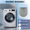 Adult Leakproof Underwear for Incontinence, Washable Low Noise Reusable Adult Diaper Cover, Plastic Pants Cover(Blue+Purple+White,Small) view 3