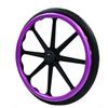 Wheelchair Push Rim Covers,1 Pair 24inch Wheelchair Push Rim Covers Silicone Non-Slip Wear-Resistant Handrim Protective Cover for Rear Wheel Grips (Purple,22 in) view 1