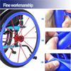Wheelchair Push Rim Covers,1 Pair 24inch Wheelchair Push Rim Covers Silicone Non-Slip Wear-Resistant Handrim Protective Cover for Rear Wheel Grips (Purple,22 in) view 3