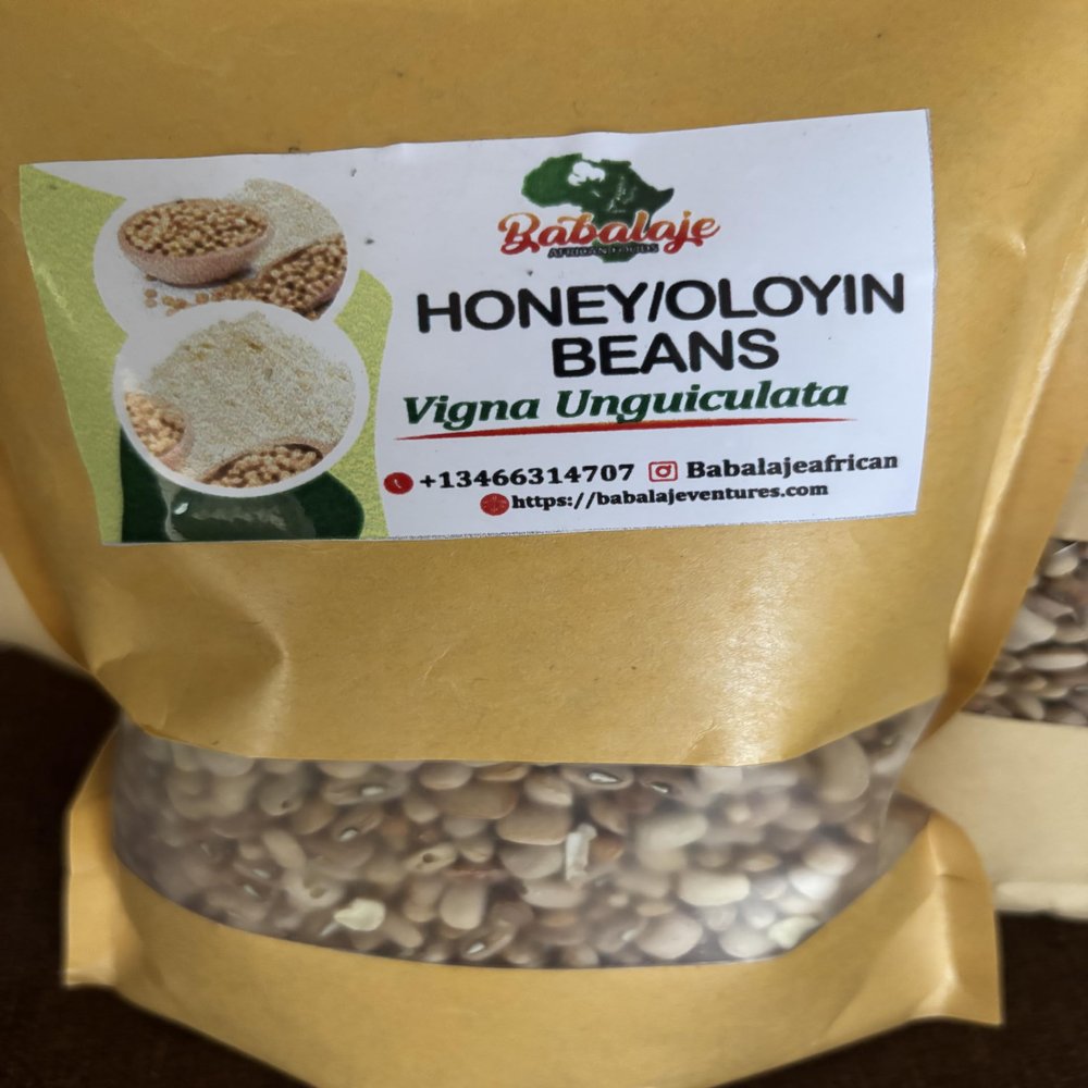 Babalaje Honey/Oloyin Beans, Vigna Unguiculata, African Cowpeas, Dried Legume/2.2LBS/Ewa Oloyin from Nigeria