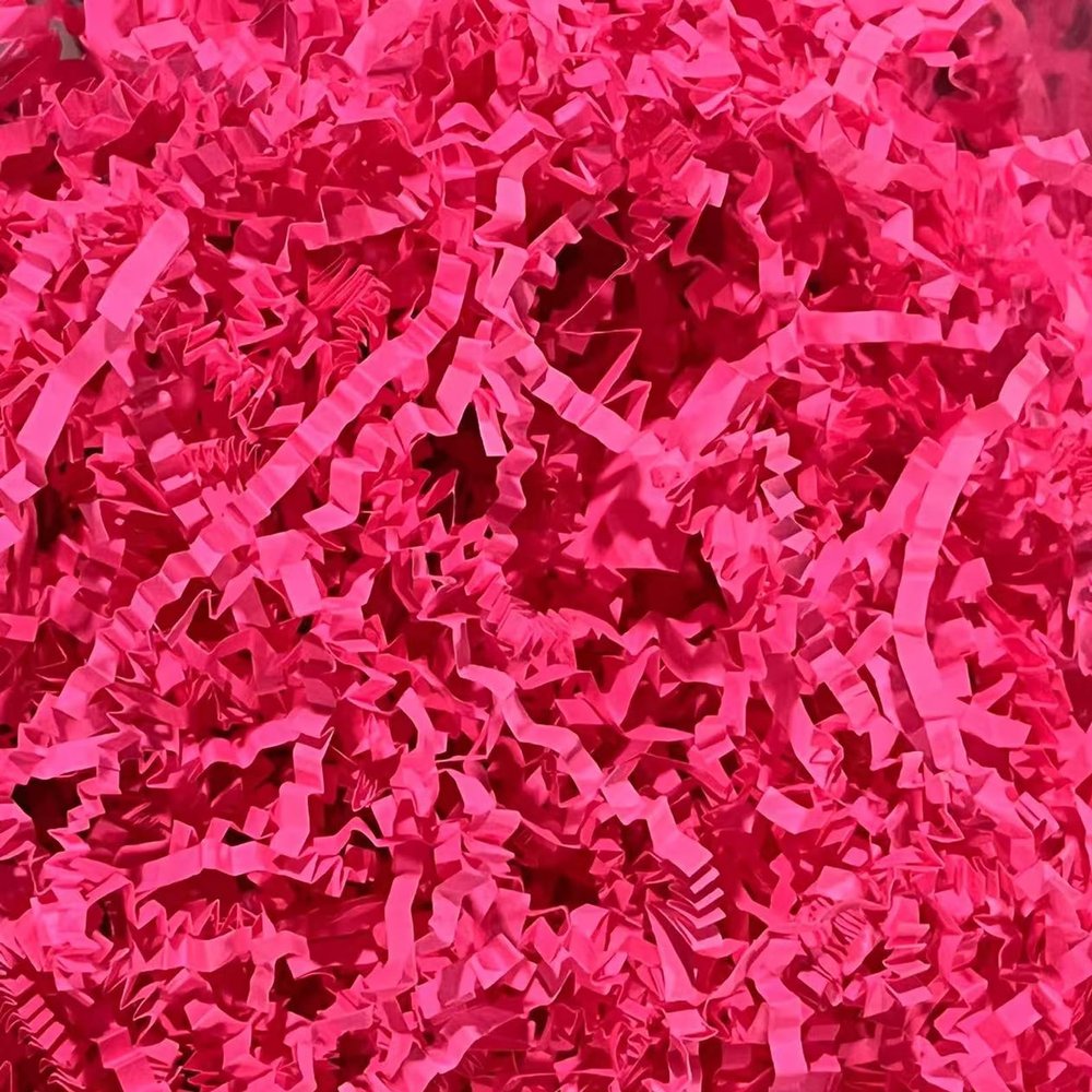 10 LB Fluorescent Fuchsia Crinkle Cut Paper Shred Filler Great for Gift Wrapping, Basket Fillers, Birthday, Weddding, Anniversary, Bridesmaid Christmas, Engagement Craft Party Boxes Bags Filler Decor