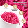 10 LB Fluorescent Fuchsia Crinkle Cut Paper Shred Filler Great for Gift Wrapping, Basket Fillers, Birthday, Weddding, Anniversary, Bridesmaid Christmas, Engagement Craft Party Boxes Bags Filler Decor view 2