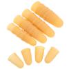 MUSISALY 20pcs Skin Color Silicone Finger Caps Anti-Static, Wear-Resistant Rubber Finger Protectors with Non-Slip Grip for Industrial Safety and Hand Protection view 1