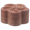 Abaodam Essential Oil Wooden Diffuser Plumeria Shape Aromatherapy Wood Adornment for Home and Office, Household Aroma Diffuse Wood with Natural Rosewood Material view 1