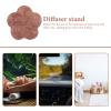 Abaodam Essential Oil Wooden Diffuser Plumeria Shape Aromatherapy Wood Adornment for Home and Office, Household Aroma Diffuse Wood with Natural Rosewood Material view 3