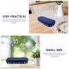 SOIMISS Portable Insulated Insulin Cooler Bag with Zipper, Navy Blue Travel Case for Diabetic Medication Storage and Temperature Protection view 3