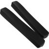 IDEANATEGRATE Pu Foam Wheelchair Armrest Covers 1 Pair Soft Padded Armrest Replacements Black 20/23cm Hole Spacing Wheelchair Arm Cushions for Pressure Relief and Comfort view 1
