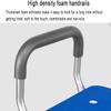 Waterproof Shower Chair with Arms and Back, Portable Stools for The Elderly Disabled,Adjustable Heavy Duty Anti-Slip Bathtub Seat with Cushion(B) view 2