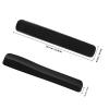 TEHAUX Wheelchair Armrest Pads Pu Foam Soft Cushions 1 Pair Black 20/23cm Hole Spacing Comfortable Armrest Replacement Parts for Mobility Aids view 2