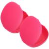 Angoily Reusable Storage Box 2pcs Silicone Period Organizer Breathable Travel Case for Womens Hygiene and Office Use view 1