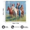 Indian Chief Painting Dishwashing Rags for Wet and Dry Cloths Towels Clean Dishcloth for Home Kitchen Dishes view 2