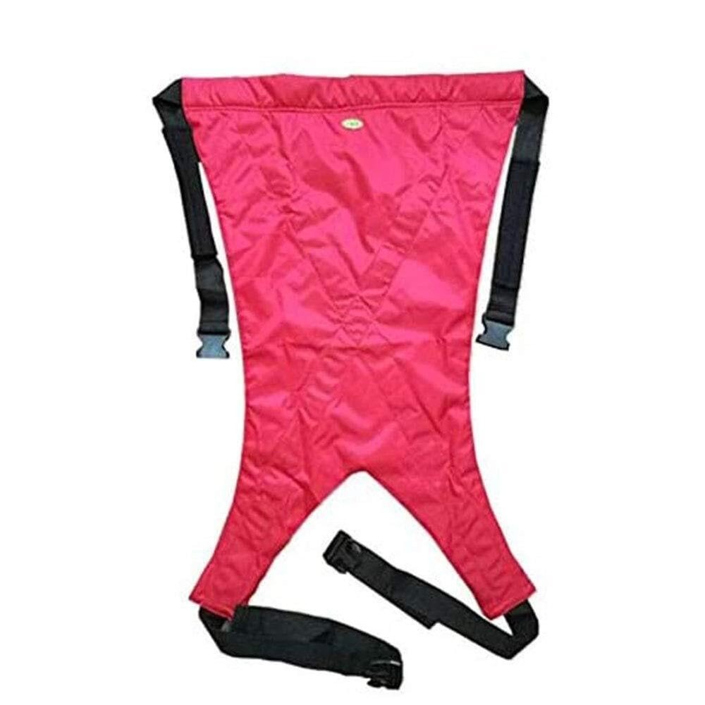 Transport Patient Lift Sling Slings Transport Heavy Duty Transfer Sling,Universal Patient aid,Mesh Lift,Divided,Leg for Disabled,with Head Support and Commode Opening Medical(Red)