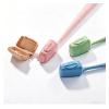 Dvngrt 4 Pack Travel Toothbrush Covers Caps,Toothbrush Head Cover for Household Travel Camping Bathroom,Fits Manual and Electric Toothbrushes view 2