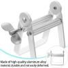 VICASKY Metal Hair Dye and Toothpaste Tube Squeezer Tool, Silver Salon and Home Lotion Squeeze Accessory for Hairdressing and Bathroom Use view 3