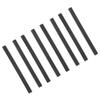 NULYLU 8pcs Dustpan Rubber Edge Strips Replacement, 26cm Soft Black Rubber Lips for Dustpan Repair, Household and Commercial Cleaning Accessories view 1
