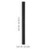 NULYLU 8pcs Dustpan Rubber Edge Strips Replacement, 26cm Soft Black Rubber Lips for Dustpan Repair, Household and Commercial Cleaning Accessories view 2