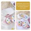 Abaodam Cute Sleep Mask 2pcs Set Soft Plush Light Blocking Eye Covers with Bow and Design Comfortable Sleeping Mask for and Boys view 3