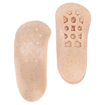 CHILDWEET Foot Arch Support Insoles for and Adults, Metatarsal and Nonslip Forefoot Cushion Pads, Orthotic Half Shoe Inserts for Flat Feet and Leg Alignment Correction, Size M, Heel