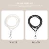 Hohopeti 2pcs Zipper Helper Pull Tool for Dresses and Boots Back Zipper Puller Aid with White and Black Pearl Assist Long Dress Zipping and Unzipping view 3